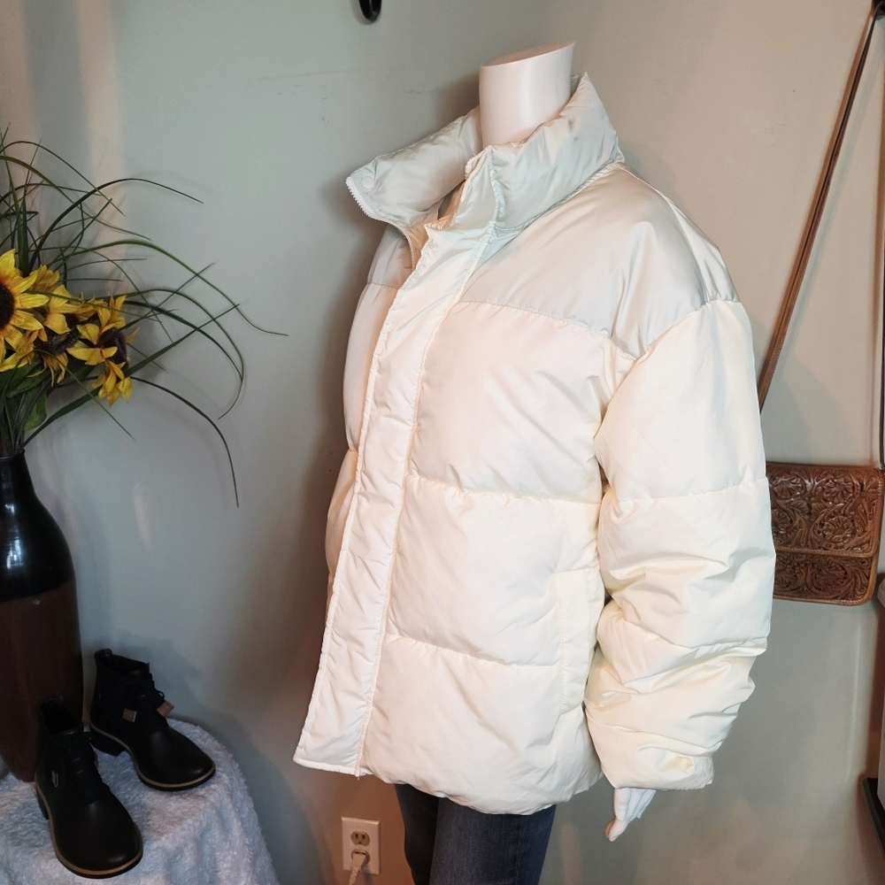 Fabletics Light Cream Puffer Jacket - image 5